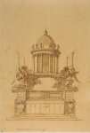 Bernini Gian Lorenzo Disign for the Altar of the Holy Sacrament Vatican - Hermitage
